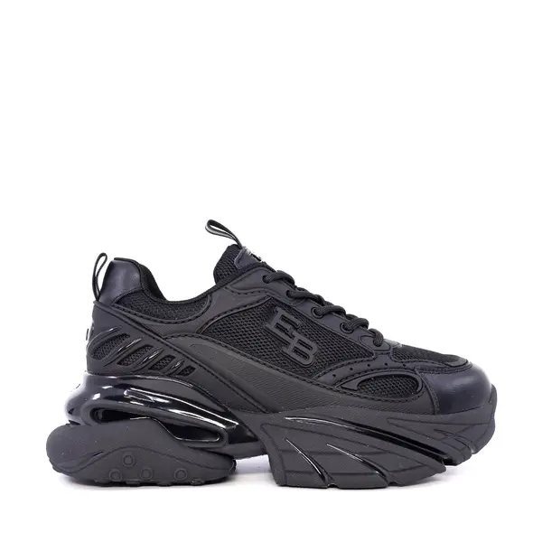 Sneakers chunky Enzo Bertini negri din piele și textil 3862dp191n