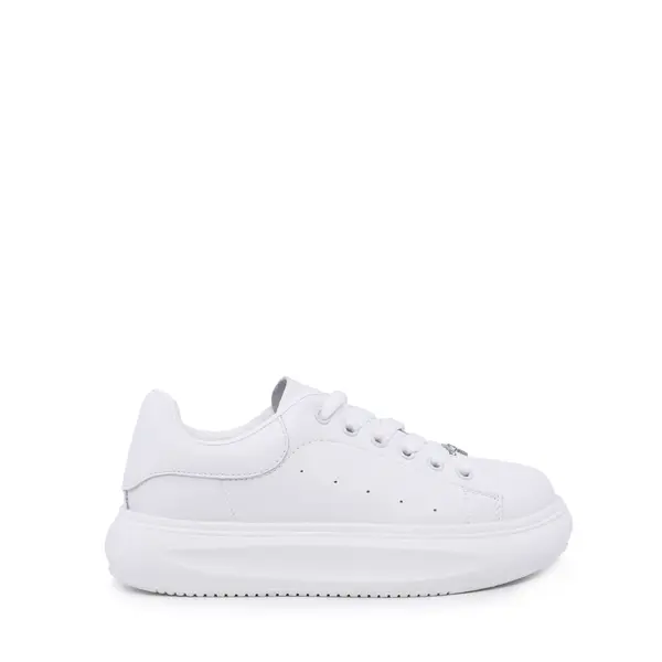 Sneakers copii Benvenuti albi din piele 3791mp319a