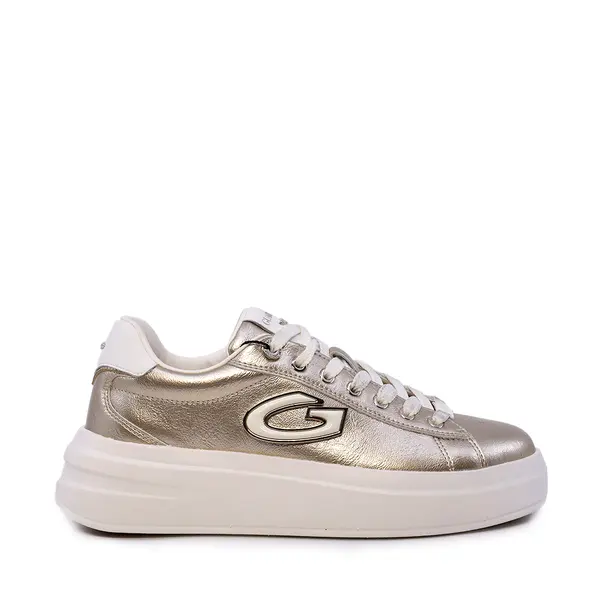 Sneakers femei Alberto Guardiani Aeris aurii din piele 811DP61512AU
