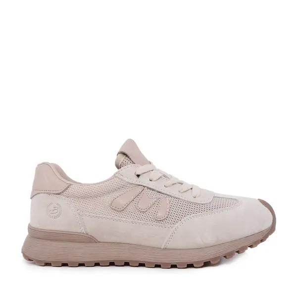 Sneakers femei Benvenuti bej din piele și textil 1991DPF0130VBE