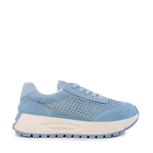 Sneakers femei Enzo Bertini albastri din piele întoarsă și textil 2131DPF0740VAZ