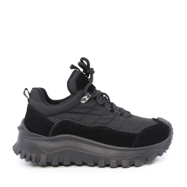 Sneakers femei Enzo Bertini negri din piele naturală și textil 3860DP220N