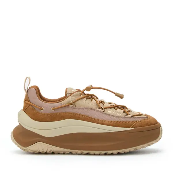 Sneakers femei Moon Boot Moon 247 X Lace cognac din piele 2880dp2490090co