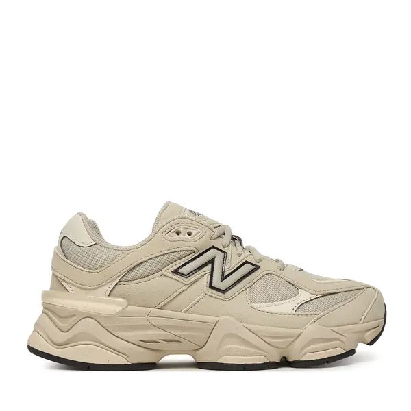 Sneakers femei New Balance 9060 bej din piele și textil 2871DPS906078TBE