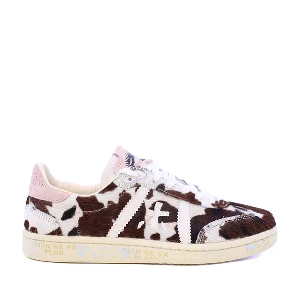 Sneakers femei Premiata Bonnie-D animal print din piele 1692DP8577CAV