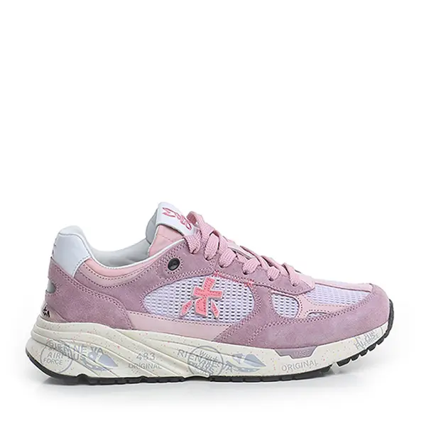 Sneakers femei Premiata MaseD roz din piele și textil 1691DPF8220RO