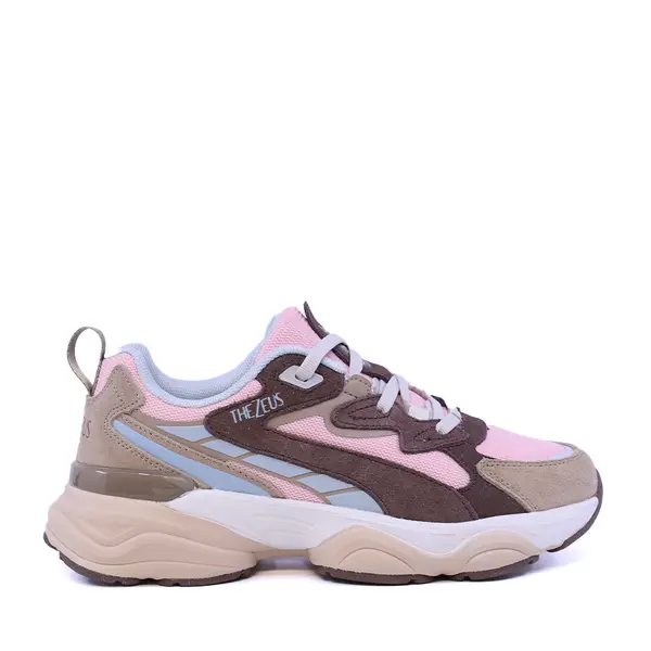 Sneakers femei Thezeus multicolor din piele întoarsă și textil 3731DPS3211VBE