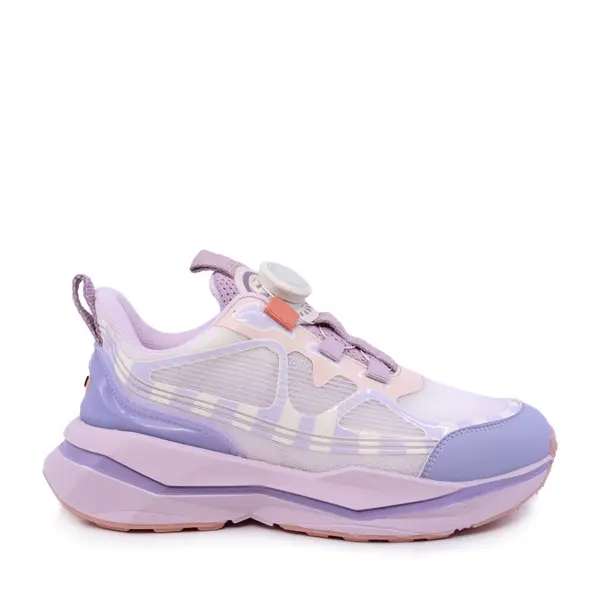 Sneakers fetițe Benvenuti lila din material textil 3791FP008LI