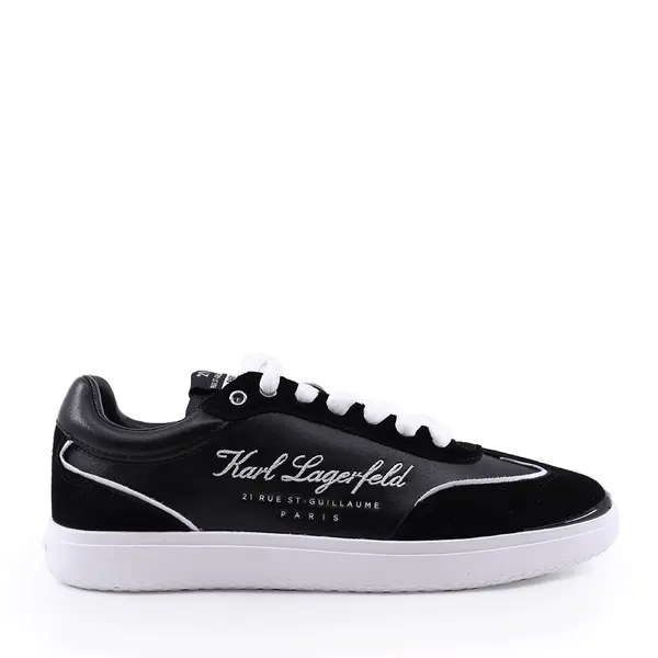 Sneakers Karl Lagerfeld Atlas Hotel Kapri Lo Lace negri din piele 2059DP63822N
