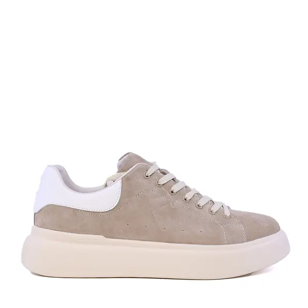 Sneakers ușori bărbați Benvenuti bej din piele întoarsă 1921BP0079VBE