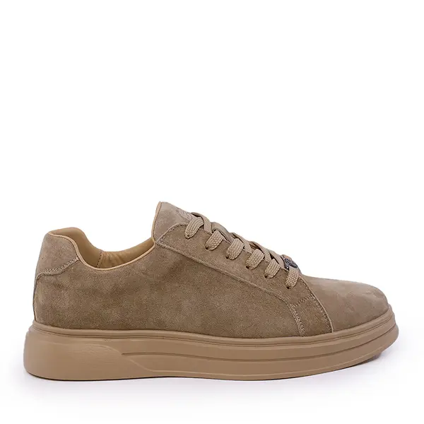 Sneakers ușori bărbați Benvenuti bej din piele întoarsă 3851BP792VBE