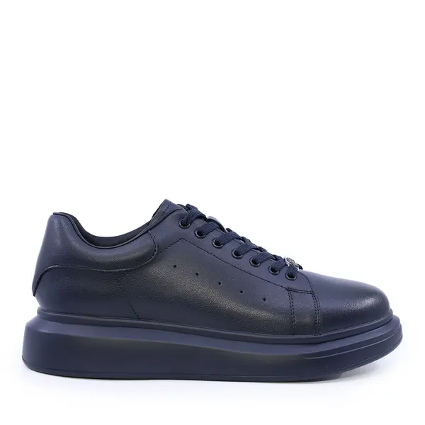 Sneakers ușori bărbați Benvenuti bleumarin din piele 3851bp311bl