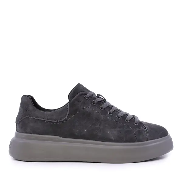 Sneakers ușori bărbați Benvenuti gri din piele întoarsă 1922BP0079VGR