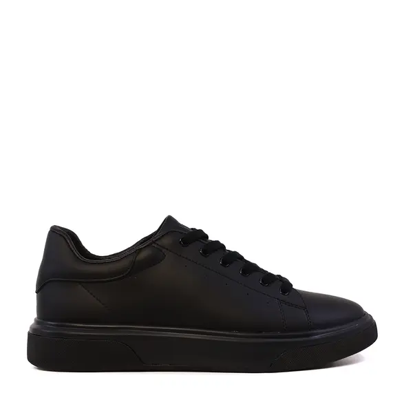 Sneakers ușori bărbați Luca di Gioia negri din piele 1321BP1410N