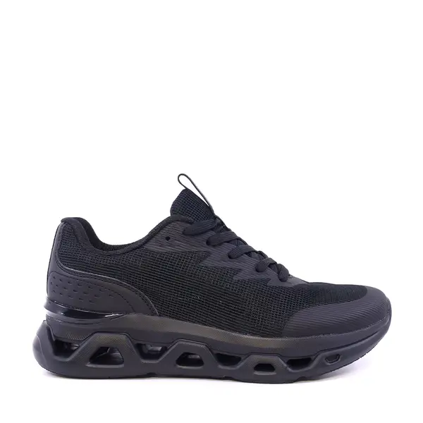 Sneakers ușori bărbați Thezeus negri din textil 3761BPS25604N