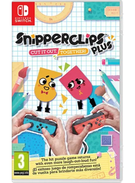 Snipper Clips Plus Cut it out Together! Нинтендо Суич