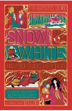Snow White and Other Grimms' Fairy Tales (Minalima Edition): Illustrated with Interactive Elements - Jacob And Wilhelm Grimm