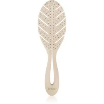 So Eco Biodegradable Detangling Leaf Brush perie compostabilă pe părul umed