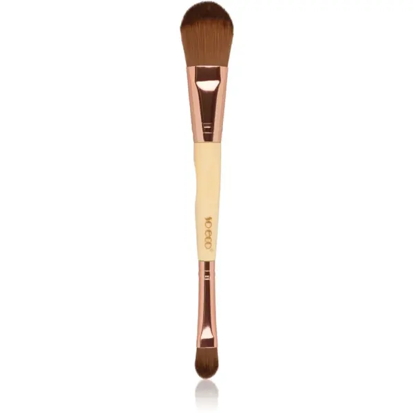 So Eco Foundation & Concealer Duo pensulă pentru make-up și corector fata-verso 1 buc