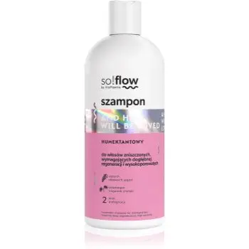 so!flow Damaged Hair Humectant Shampoo șampon fortifiant pentru păr deteriorat