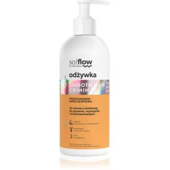 so!flow Frizzy and Dry Hair Protein-Emollient Conditioner balsam cu efect de netezire anti-electrizare