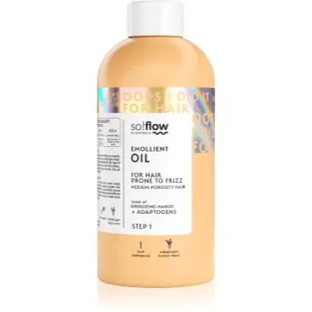 so!flow Medium Porosity Hair Emollient Oil ulei hidratant anti-electrizare