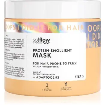 so!flow Medium Porosity Hair Protein-Emollient Mask Masca de par anti-electrizare