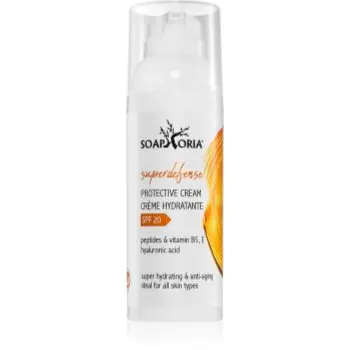 Soaphoria SuperDefense hidratant si pentru protectie solara cu peptide