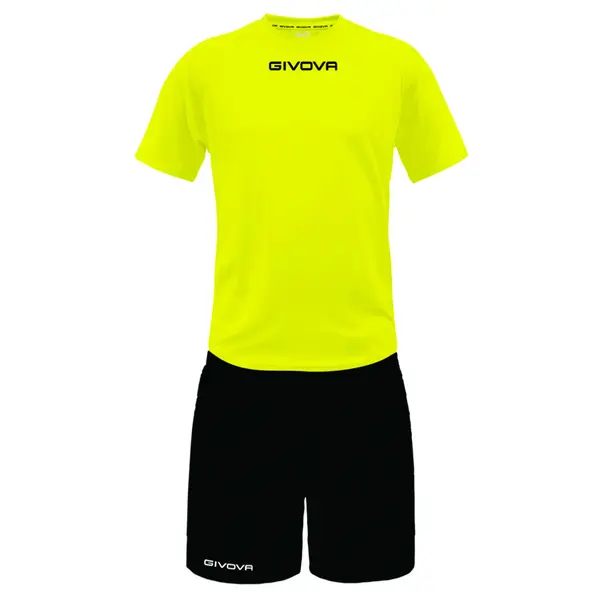 Soccer Pack 3XS, Tricou galben, șort negru