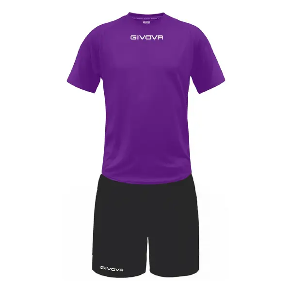 Soccer Pack L, Tricou mov, șort negru
