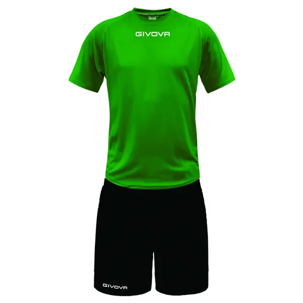 Soccer Pack L, Tricou verde, șort negru