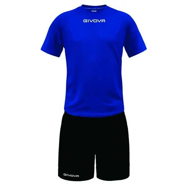 Soccer Pack M, Tricou albastru, șort negru