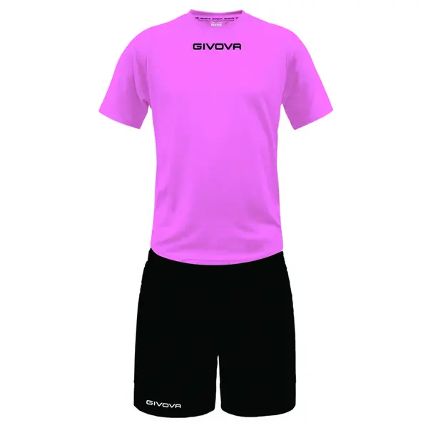 Soccer Pack XS, Tricou roz, șort negru