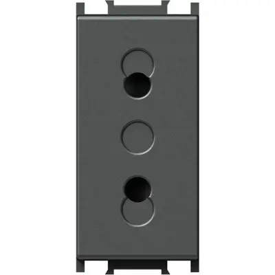 SOCKET EURO+KS2P 10A 250V~ 1M , TEM Modul TEM-VM20AT-B
