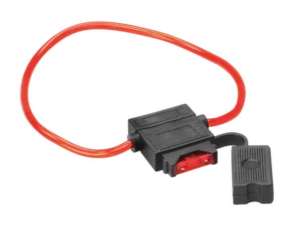 Soclu Siguranta ACV 30.3803-01 10A, cablu 1,5 mm² / 30 cm rosu