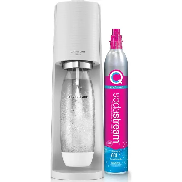 SodaStream Aparat pentru bauturi carbogazoase (sifon), Sodastream Terra, 60 L, Alb