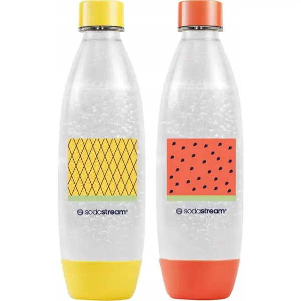 SodaStream Set 2 sticle SodaStream Fuse Water Pomelo, 2 x 1 l, Multicolor