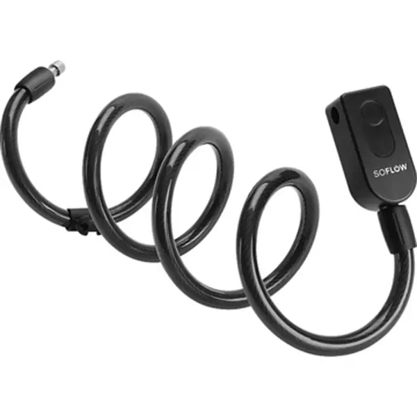 SoFlow Antifurt Soflow cu senzor de amprenta, Negru