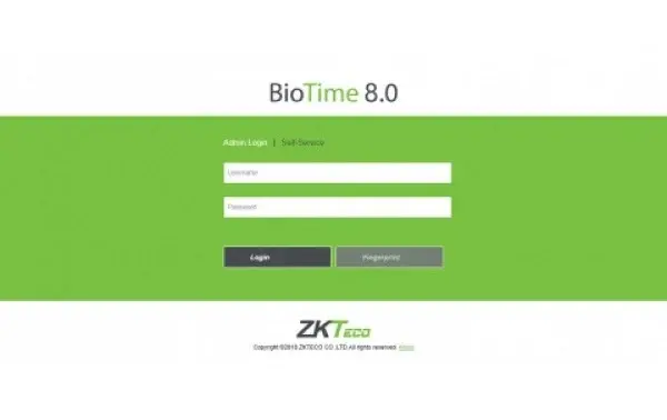 Software pontaj ZKBioTime pentru dispozitive standalone ZKTeco, protocol PUSH, ZKBIOTIME8-STANDARD-10