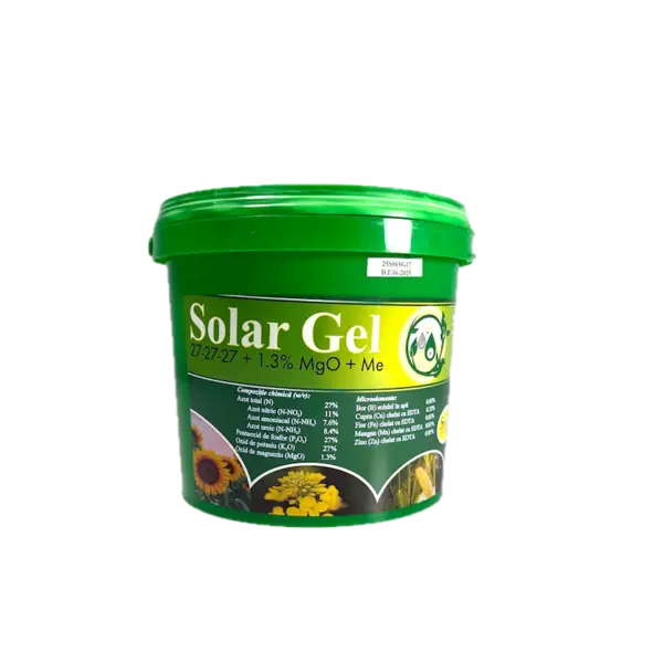 Solar Gel 27-27-27+ 1,3MgO+ME 4 kg, ingrasamant foliar, Solarex - Default Title