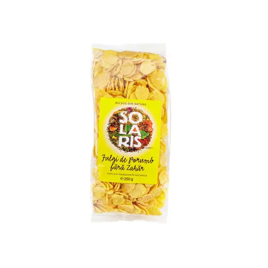 SOLARIS fulgi de porumb fara zahar 250g