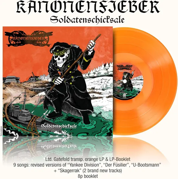 Soldatenschicksale (Orange Transparent Vinyl) | Kanonenfieber