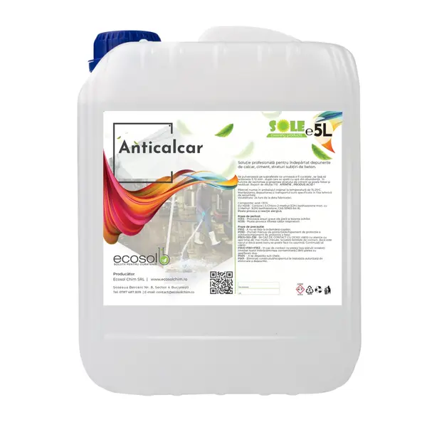 Sole Anticalcar solutie profesionala bidon 5 litri