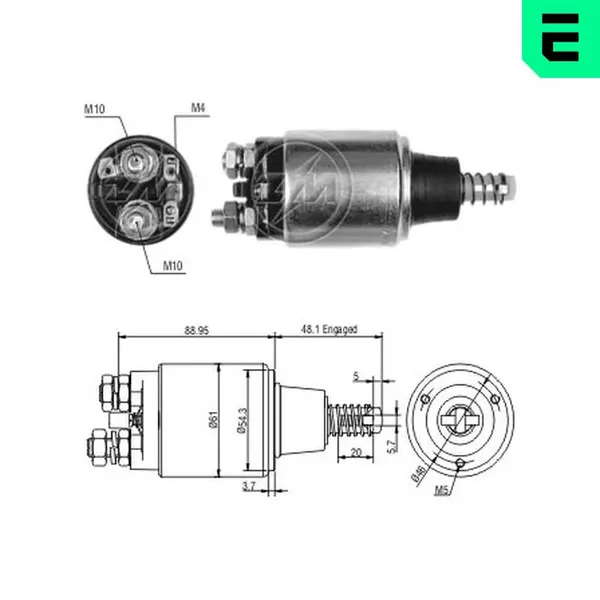 Solenoid, electromotor ERA ZM638