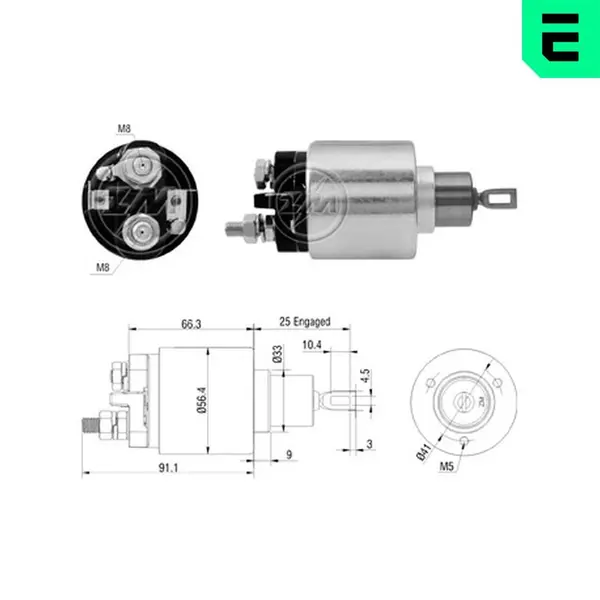 Solenoid, electromotor ERA ZM6773