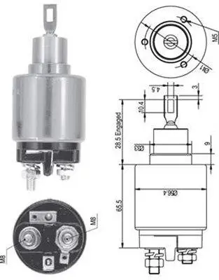 Solenoid, electromotor MAGNETI MARELLI 940113050126