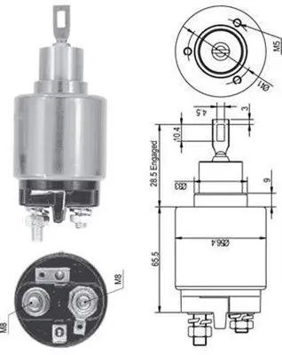 Solenoid, electromotor MAGNETI MARELLI 940113050127