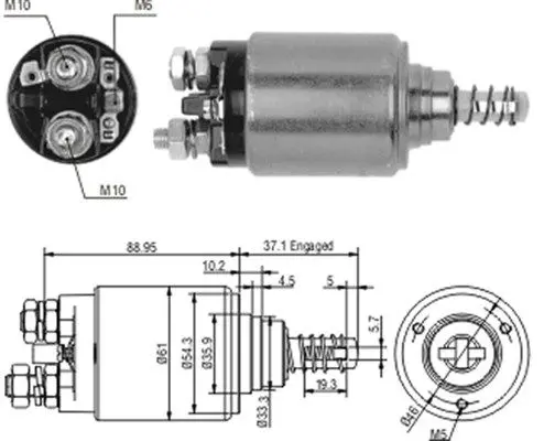 Solenoid, electromotor MAGNETI MARELLI 940113050186