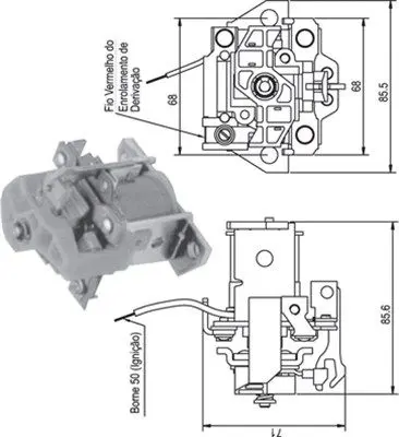 Solenoid, electromotor MAGNETI MARELLI 940113050336