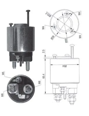 Solenoid, electromotor MAGNETI MARELLI 940113050373
